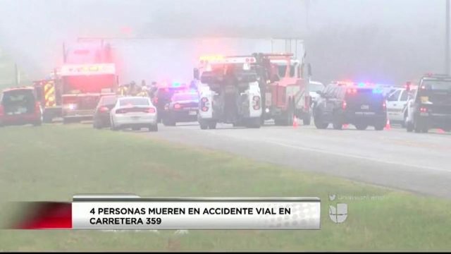 Accidente fatal cobra la vida de cuatro personas