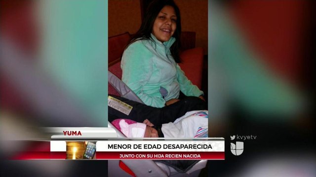 Sin noticias de menor de edad desaparecida en Yuma