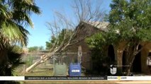 Tormenta causa apagones y daños materiales en Laredo