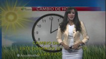 Pronóstico del tiempo con Adriana Valles