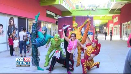 Cirque Du Soleil Perform At Outlet Shoppes Of Laredo