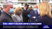 Harcèlement scolaire: Brigitte Macron et Jean-Michel Blanquer en déplacement à la rencontre de collégiens