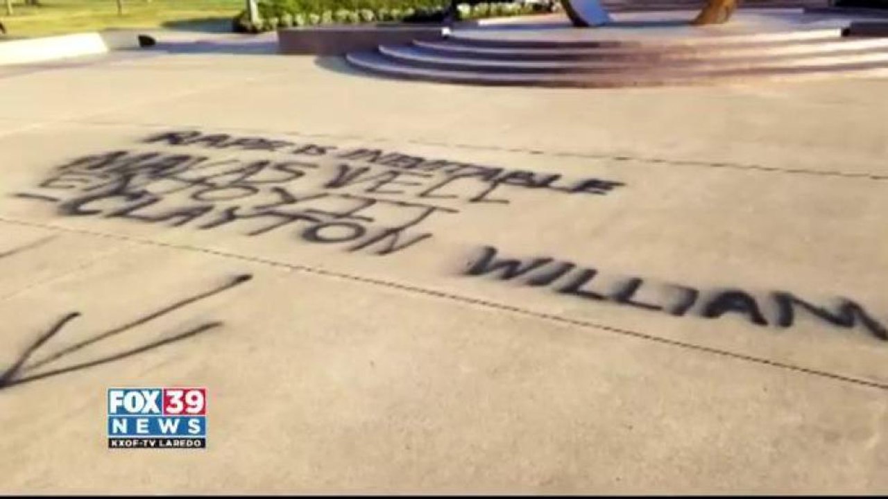 Texas A&M Plaza Vandalized