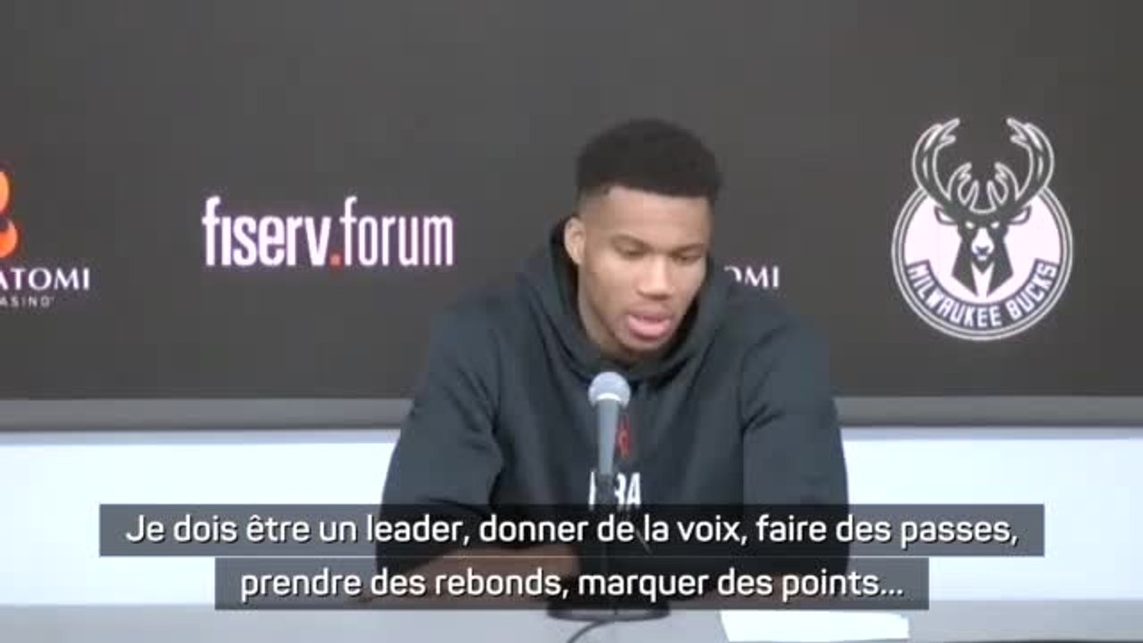 Bucks - Antetokounmpo : "On me demande de faire tellement de choses pour l'équipe"