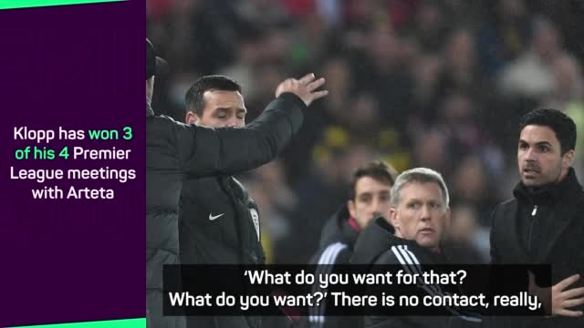 Klopp and Arteta explain fiery touchline spat