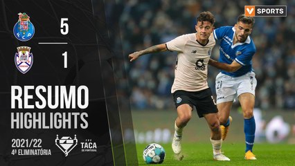 Highlights: FC Porto 5-1 CD Feirense (Taça de Portugal 21/22 - 4ª Eliminatória)