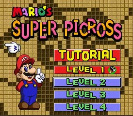 Mario's Super Picross online multiplayer - snes