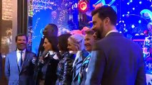 Paris: Omar Sy et d'autres stars inaugurent les vitrines de Noël des Galeries Lafayette