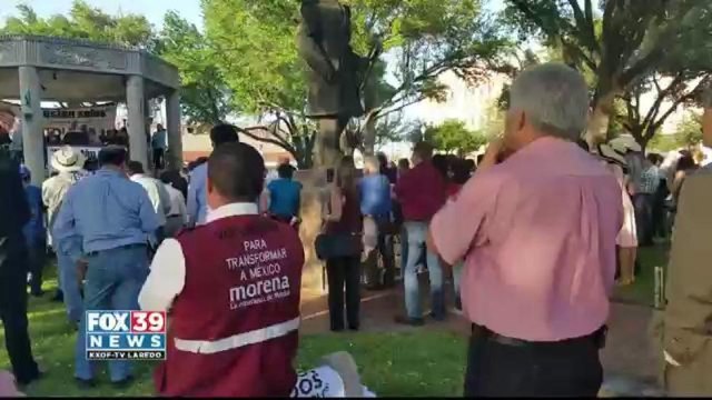 Andres Manuel Lopez Obrador Visits Laredo