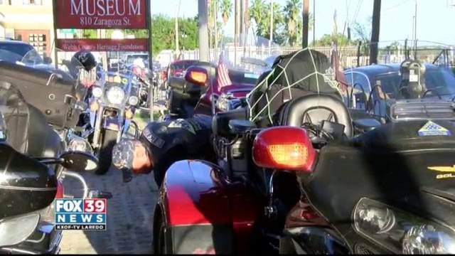 Out Of State Veterans Bike To Honor Local Veterans