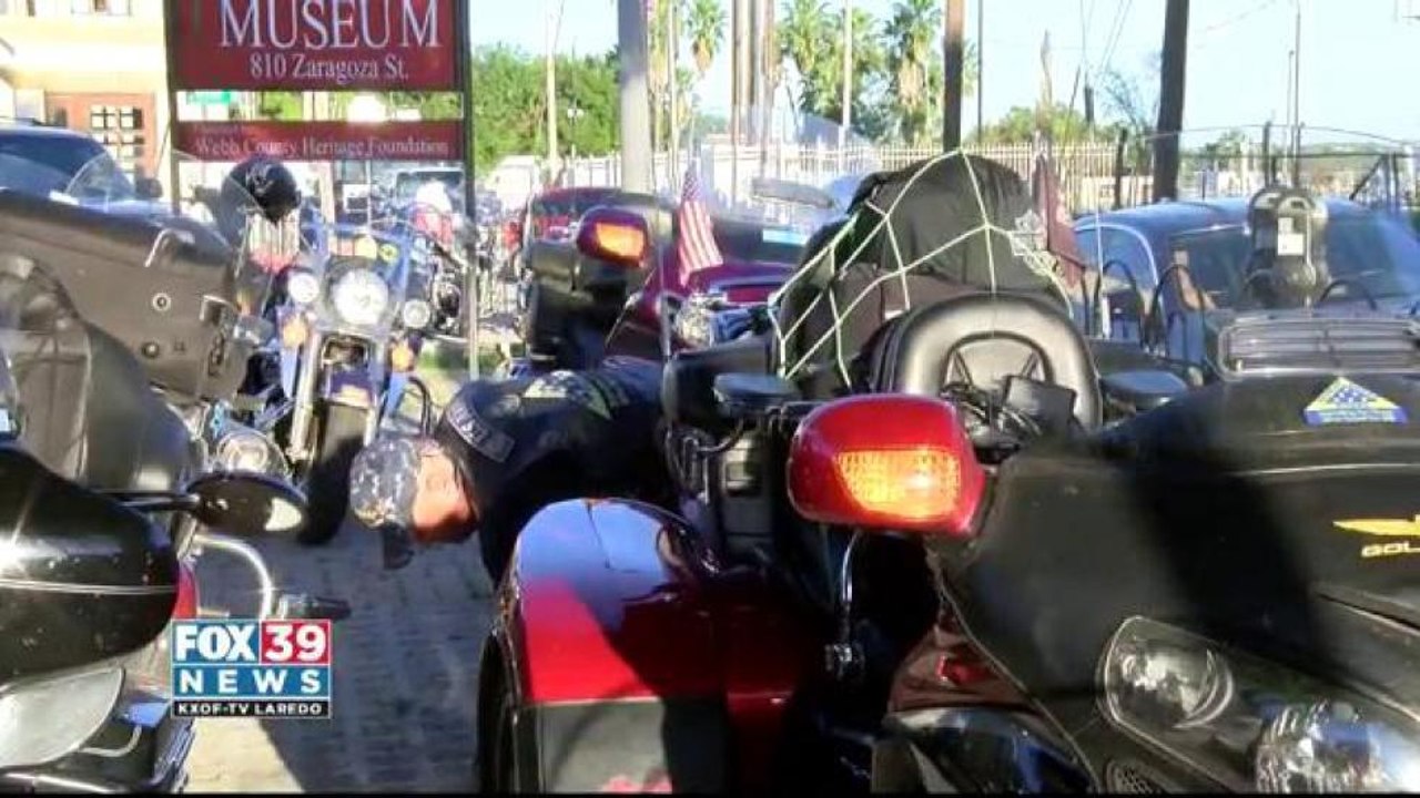 Out Of State Veterans Bike To Honor Local Veterans