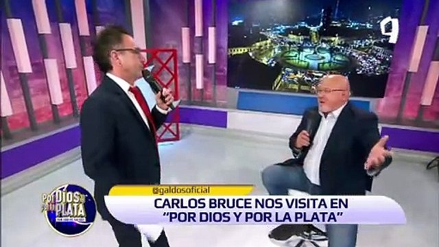 Por Dios y por la plata : Carlos Bruce responde sin pelos en la lengua