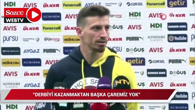 Mert Hakan Yandaş: Derbiyi kazanmaktan başka çaremiz yok