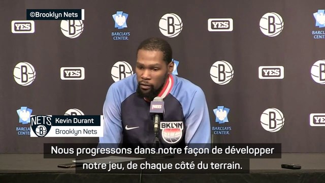Nets - Durant : Il faut une idée claire dans notre plan de jeu