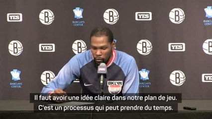 Nets - Durant : "Il faut une idée claire dans notre plan de jeu"