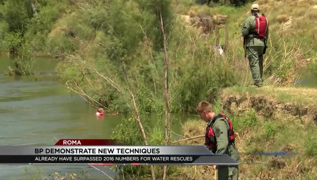 Border Patrol Demonstrates New Rescue Techniques