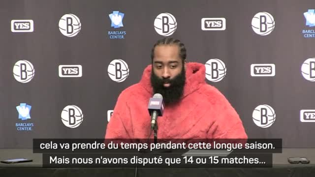 Nets - Harden : Nous sommes encore une équipe en construction
