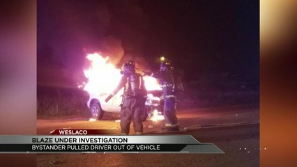 Vehicle Blaze under investigation
