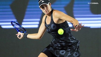 Garbiñe Muguruza, la primera española en consagrarse en el torneo de Maestras al vencer a Kontaveit