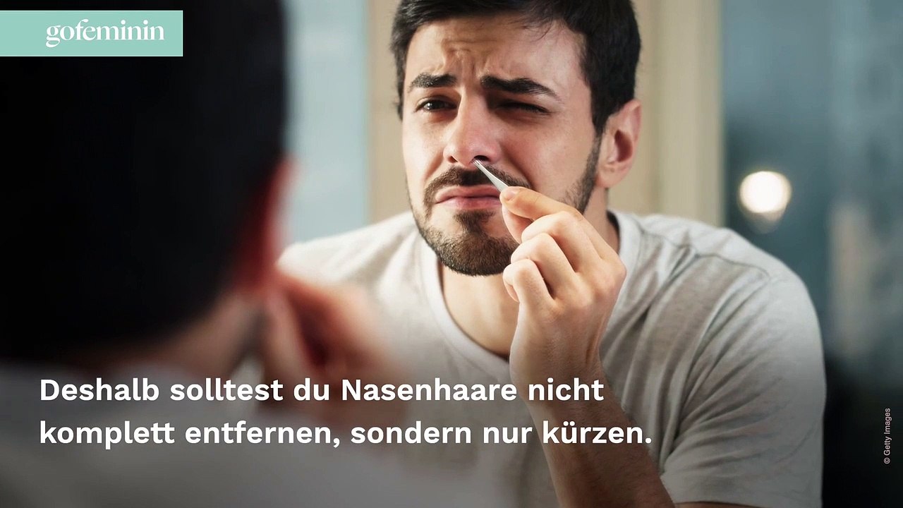 Schneiden, zupfen oder trimmen? So entfernst du Nasenhaare richtig