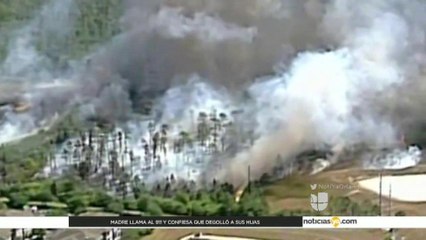 Incendio forestal consume más de 300 acres cerca de I-Drive