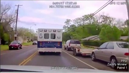 Teen Arrested by Police after a high-speed ambulance chase
