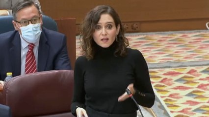 Ayuso: "No tengo ninguna relación laboral con mi familia"