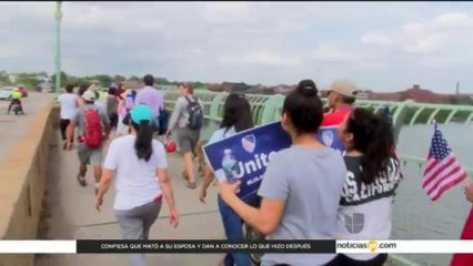 Marchan desde Virginia hasta DC