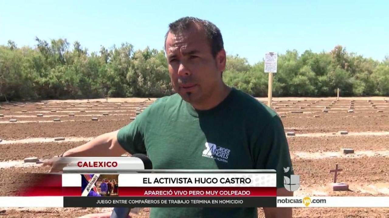 Tras varios días desaparecido, encuentran con vida al activista promigrante Hugo Castro