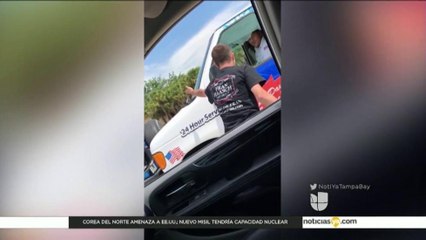 VIDEO: Joven es arrestado por violencia en la carretera en Florida