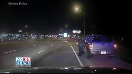 Police Officer in Abeline Nearly Hit By Speeding Car