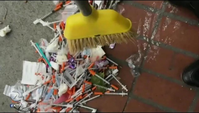 Hundreds of dirty hypodermic needles dumped in Duboce Triangle