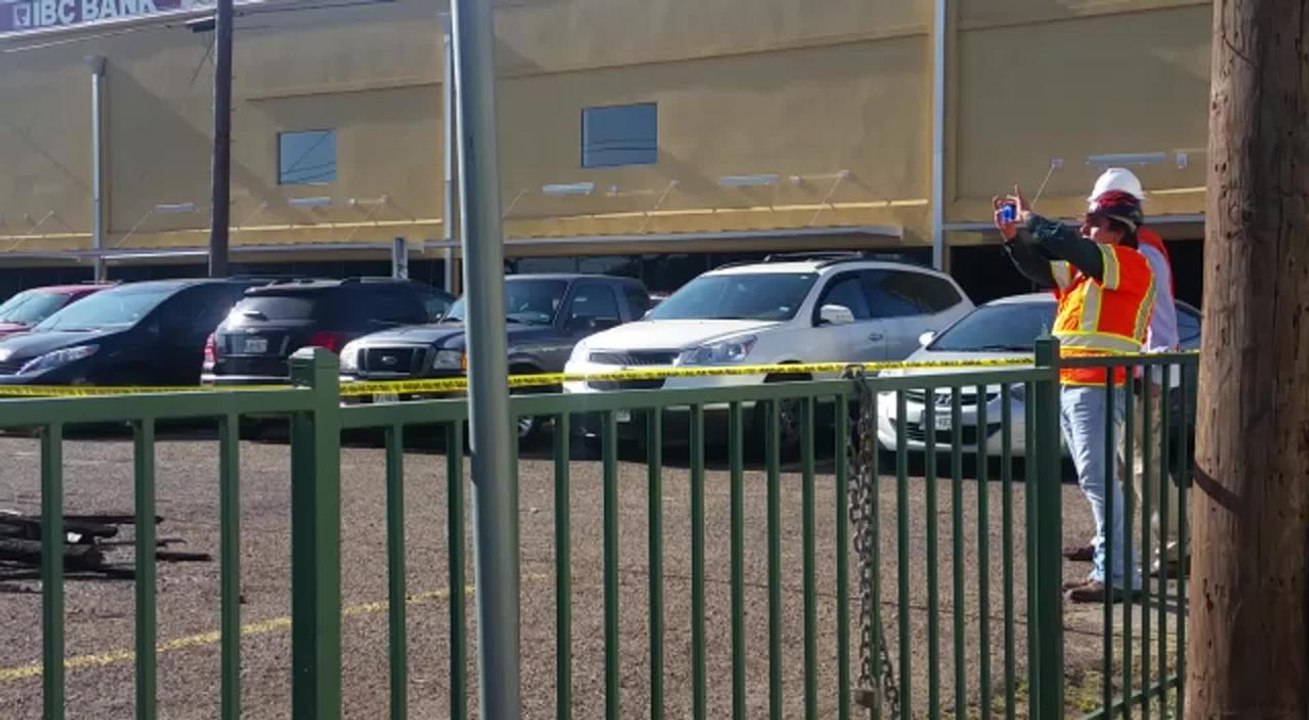 Inspeccionan estructura incendiada en Laredo