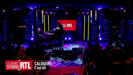 Calogero interprète "C'est dit" dans "Le Grand Studio RTL"