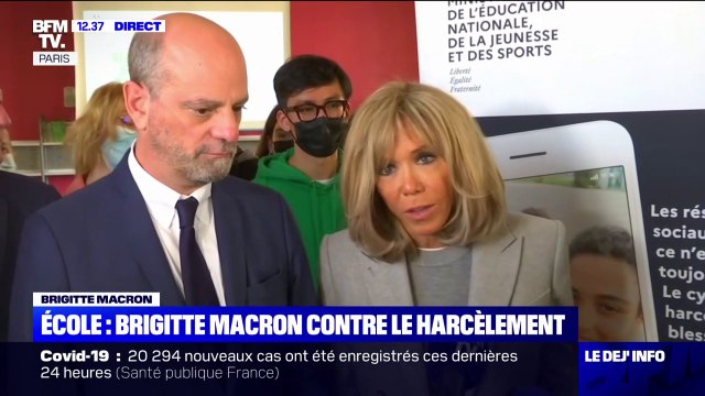 Brigitte Macron évoque des pistes de réflexion pour lutter contre le harcèlement scolaire