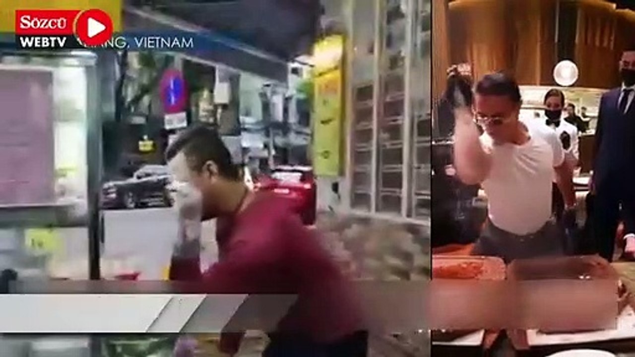 Nusret taklidi yapan noodle satıcısına polis so...