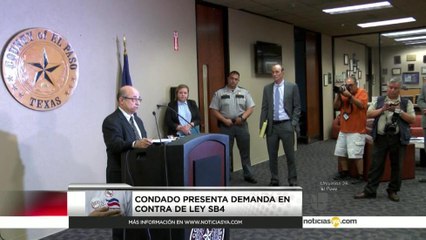 Condado de El Paso demanda la ley SB4