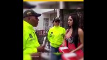 Arresto de la sexy presentadora de Colombia