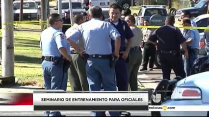 Oficiales entrenan para combatir el crimen calle por calle