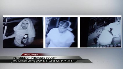 Harlingen Police Search for 2 Robbery Suspects