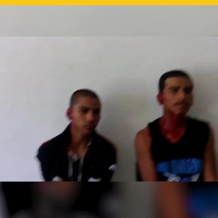 Asaltantes detenidos y mutilados.