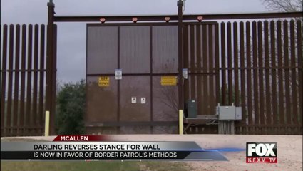 Darling Reverses Stance for Border Wall