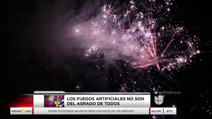 No todos aman las celebraciones con fuegos artificiales