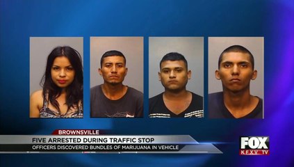 Brownsville Police Arrest 5 For Possession of Marijuana
