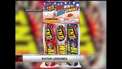 VIDEO: Peligros de los fuegos artificiales