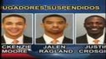 Tres jugadores de basquetbol de UTEP suspendidos