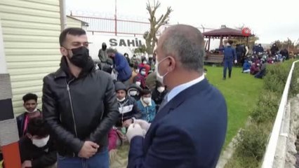 Deniz yoluyla Yunanistan'a kaçmaya çalışan 193 kaçak göçmen yakalandı