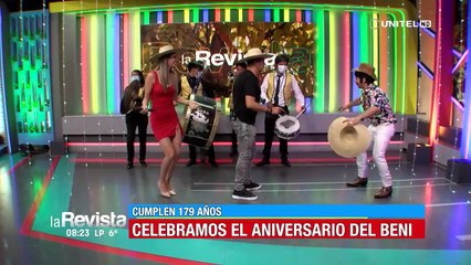 Humor: Elbi Lletudo llegó con banda y comida para festejar el aniversario beniano