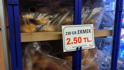 Tartışmalı zam hayata geçti, Denizli'de ekmek 2.5 TL oldu