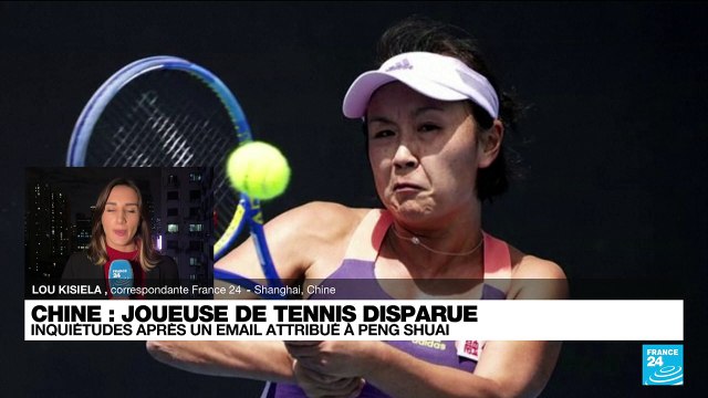 Joueuse de tennis disparue en Chine : inquiétudes après un email attribué à Peng Shuai